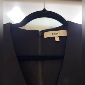 Likely mini bodycon cocktail dress.